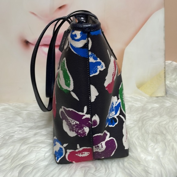 Authentic Coach tote multicolor bag large clean - Picture 4 of 8